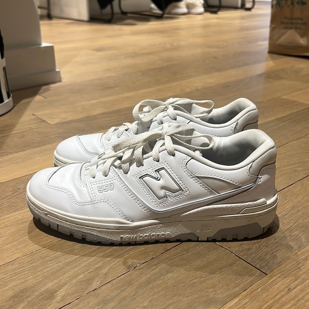 New Balance 550 - white/white